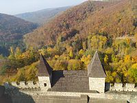 Sovinec - hrad v Moravskoslezském kraji, vyhlídka z věže