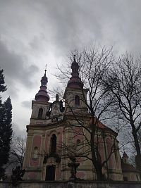 Klášterec nad Ohří - rokokový poutní kostel Panny Marie Utěšitelky