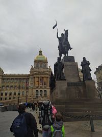 Praha - Václavské náměstí, Pomník svatého Václava