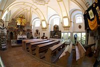 Trutnov, interiér Kaple sv. Jana Křtitele