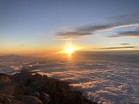 Západ slunce nad Teide