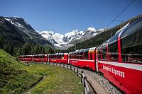 Morteratsch, Bernina Express © Rhätische Bahn / Christoph Benz