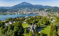 Lucerne, panorama of the city, the lake and mount Pilatus ©  Switzerland Tourism / Jan Geerk