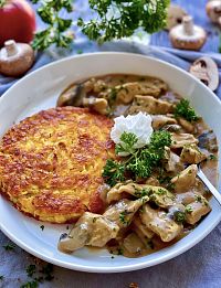 Planted Züri-Style Ragout with Rösti © Planted Foods AG