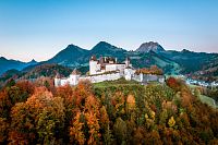 Gruyeres Castle, Autumn © Chateau de Gruyeres / Pierre Cuony