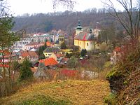 Pohled od zříceniny hradu (Brandýs nad Orlicí)
