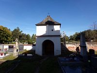 Zvonička u hřbitovní kaple sv. Jiří (Lázně Bohdaneč)
