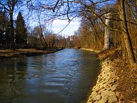 Řeka Chrudimka (Pardubice)
