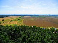 Výhledy z rozhledny Milíř (Vysoká nad Labem)