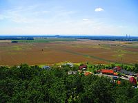 Výhledy z rozhledny Milíř (Vysoká nad Labem)