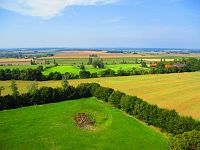 Výhled z rozhledny na Chlumu u Hradce Králové (Lípa)