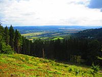 Výhled z cesty od Masarykovy studánky (Třebihošť)