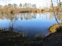 Severní část Správčického písníku, kde se nacházel též Roháj (Lochenice)