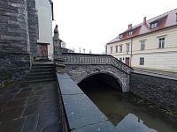 Část Městské strúhy u kostela sv. Bartoloměje (Pardubice)