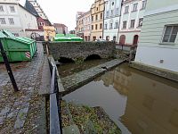 Část Městské strúhy na Wernerově nábřeží (Pardubice)