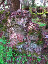 Ruiny loveckého zámečku Hochbergů (Grzmiąca)