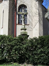 Kříž u kostela (Velký Vřešťov)