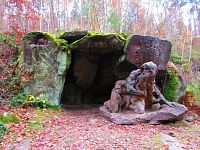 Jeskyně poustevníka Garina v Betlémě u Kuksu