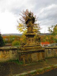 Socha sv. Jana Nepomuckého v Úštěku