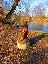 Dřevořezba vodníka (Vilantice)
