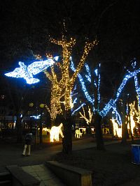 Vánoční výzdoba Popradu v roce 2025