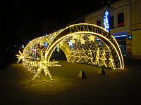 Vánoční výzdoba Popradu v roce 2025