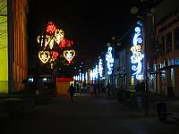 Vánoční výzdoba Popradu v roce 2025