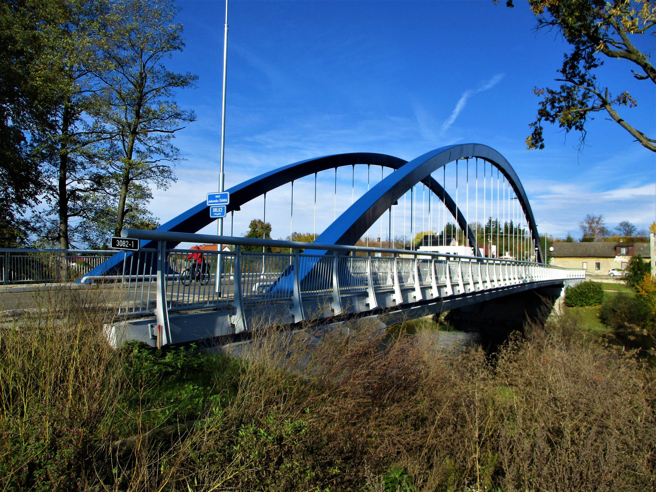 Most plukovníka Bohumila Jana Šrámka přes Orlici ve Svinarech