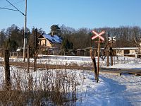 Železniční přechod u Nového Březhradu (Hradec Králové)