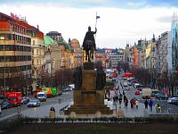 Václavské náměstí od muzea (Praha)
