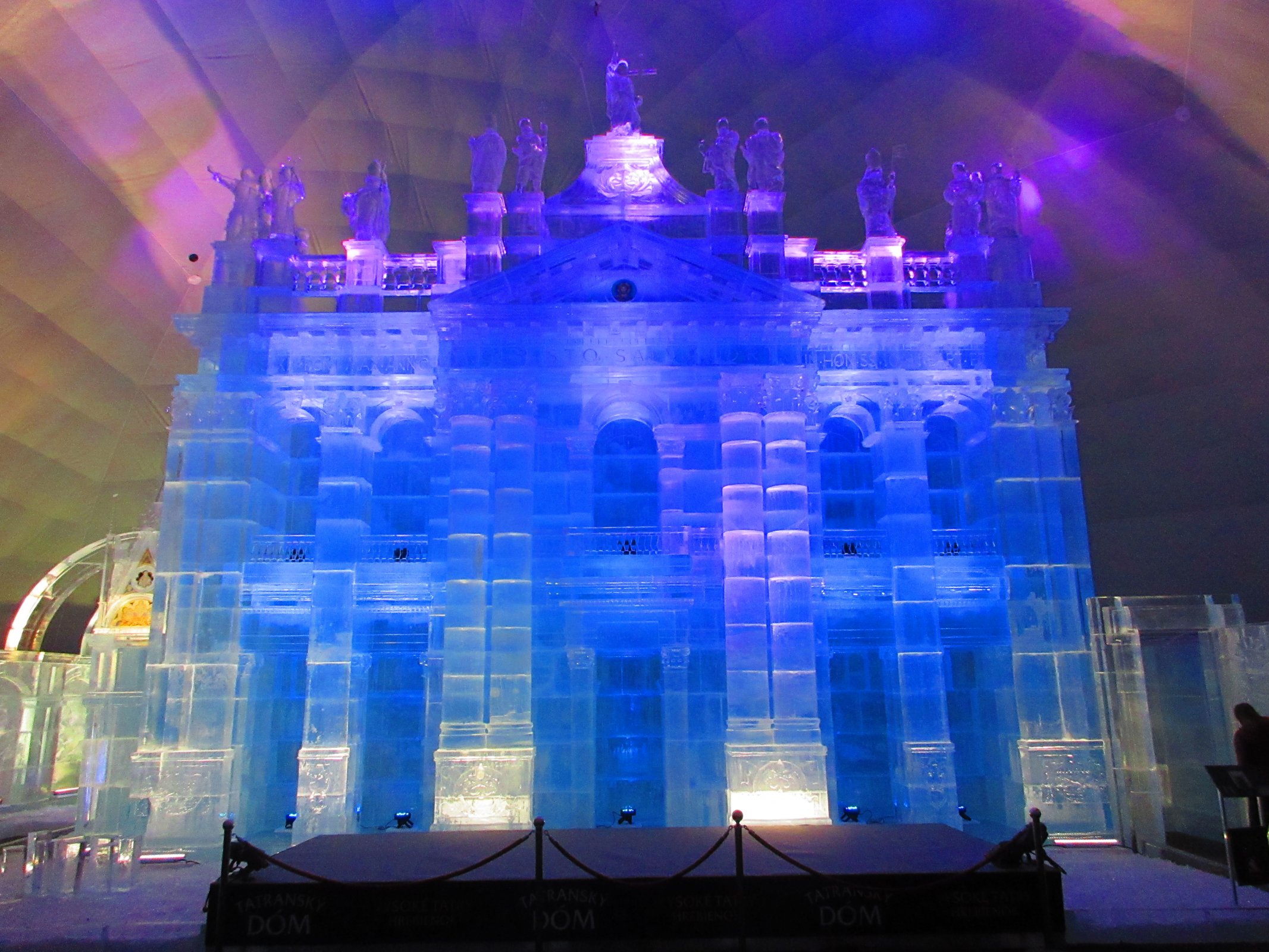 Tatranský Ľadový dóm na Hrebienku v sezóně 2025/2026