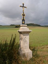 Kříž při bývalé cestě k Sebuči (Dolany)