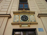 Pamětní deska Františka Turinského na čp. 41 (Poděbrady)