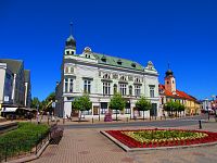 Bývalý palác Občanské záložny a stará radnice (Poděbrady)