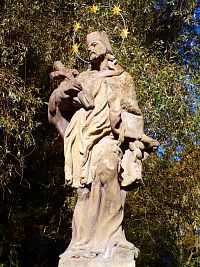 Socha sv. Jana Nepomuckého u mlýnů (Lázně Bohdaneč)