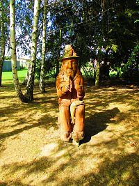 Dřevořezba vodníka (Němčice)