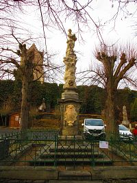 Mariánský sloup ve Žlebech