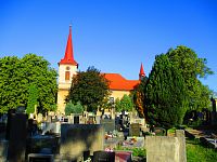 Svěcení nového hlavního oltáře v Černilově v roce 1896