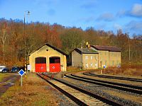 Výtopna u železniční stanice (Hrob)