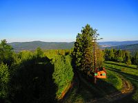 Výhled z rozhledny Surovina (Oščadnica)