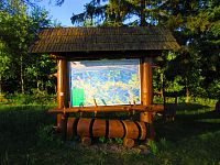 Mapa u rozhledny Surovina (Oščadnica)