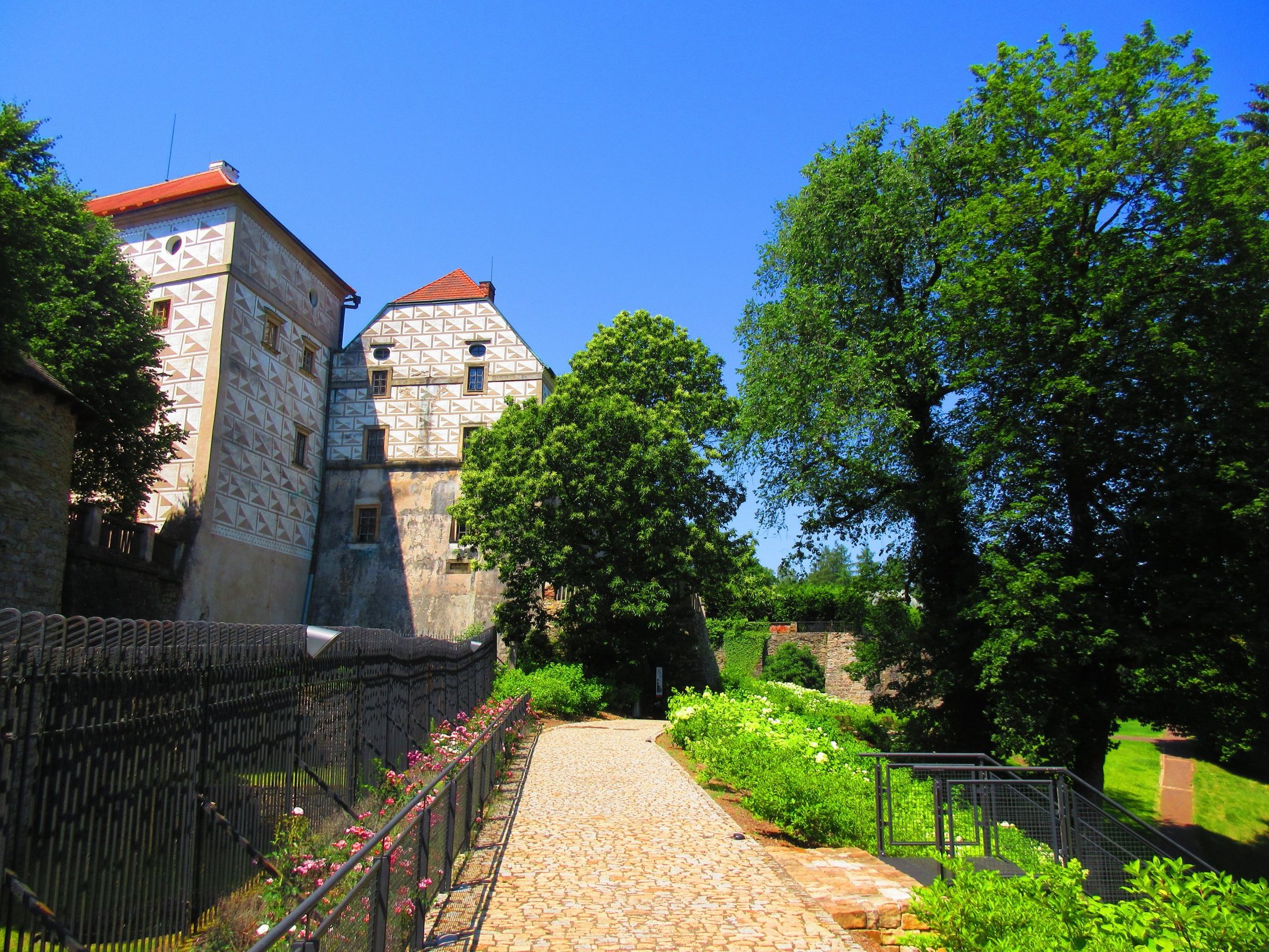 Zámecký park v Náchodě