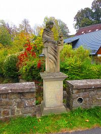 Socha sv. Antonína Padovského na kamenném mostě (Kvasiny)