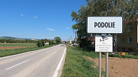 PODOLIE - vstupná tabuľa do oce