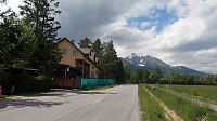 STARÁ LESNÁ - POGŠAD Z OBCE NA VYSOKÉ TATRY