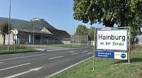 Hainburg - vstupná tabuľa