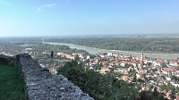 Hainburg - pohľad na mesto z hradu