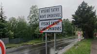 Starý Smokovec - vstupná tabuľa