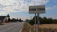 HORNÁ STREDA -  vstup do obce