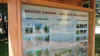 BOŠANY - tabuľa náučného chodníka